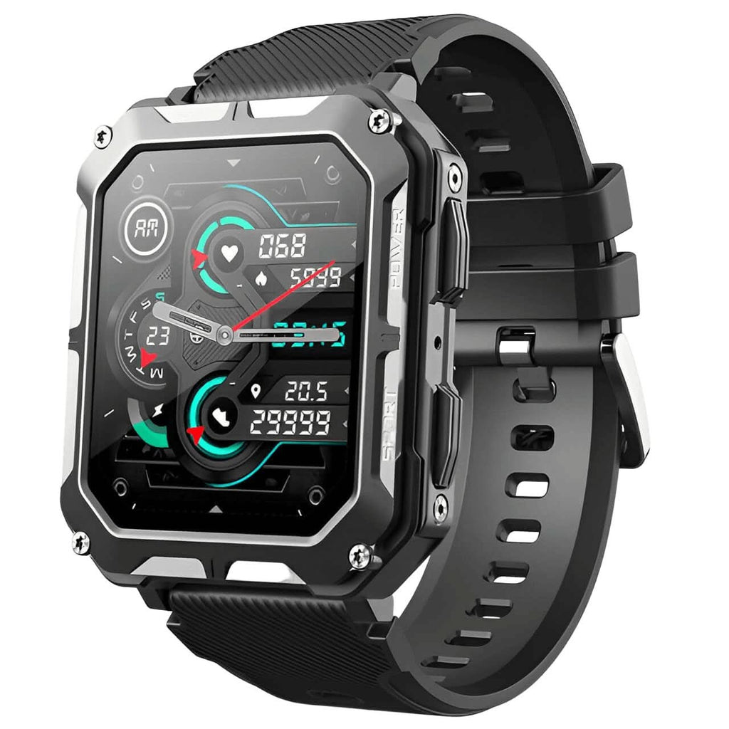 Ceas inteligent robust IronPulse, seria ArmorForge