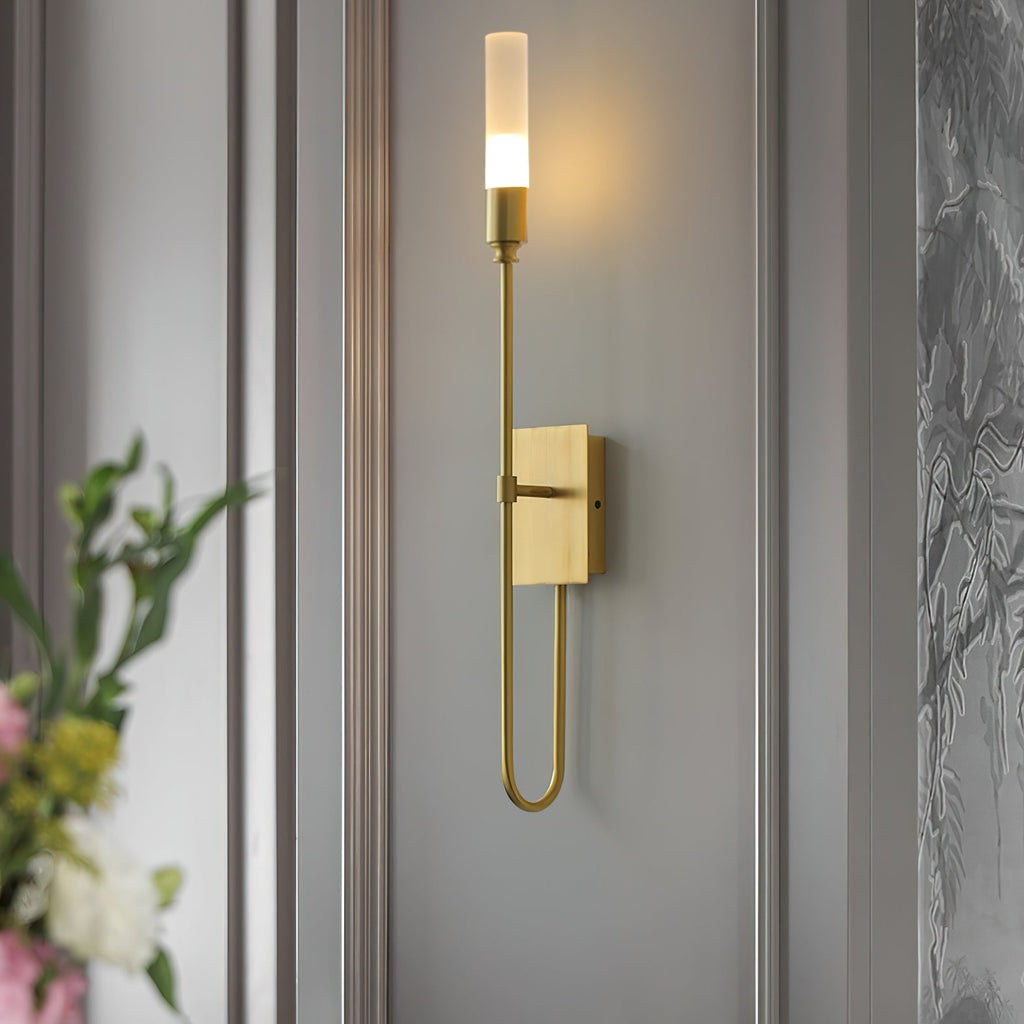 Nástěnné svítidlo s dvojitou šipkou — symetrický design se dvěma světly