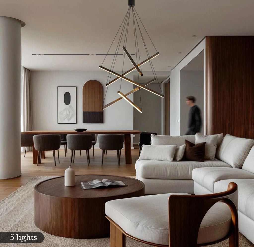 Moderner Duplex-Kronleuchter