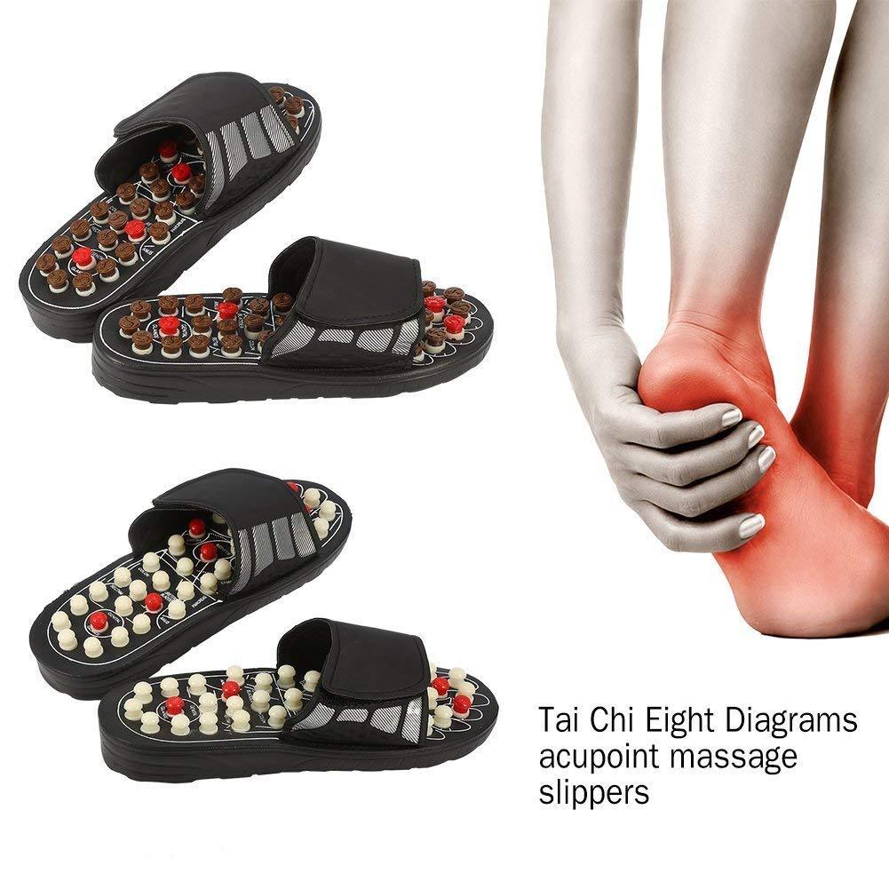 Sandalias de terapia de acupuntura CalmStride juego de un par