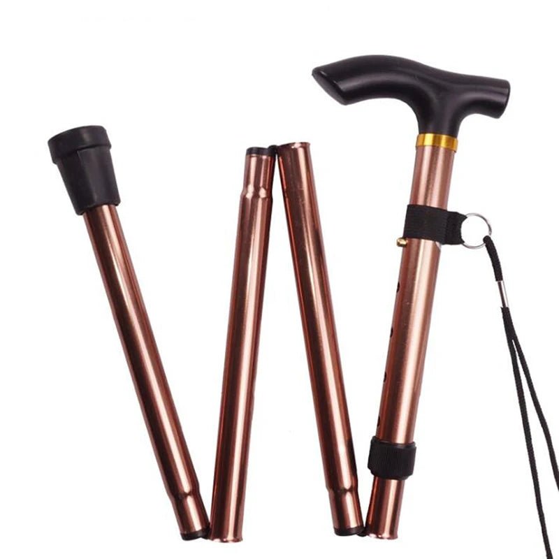 Baston de mers ușor din aluminiu EaseWalker pentru seniori, cu mâner ergonomic pentru reducerea presiunii asupra articulațiilor