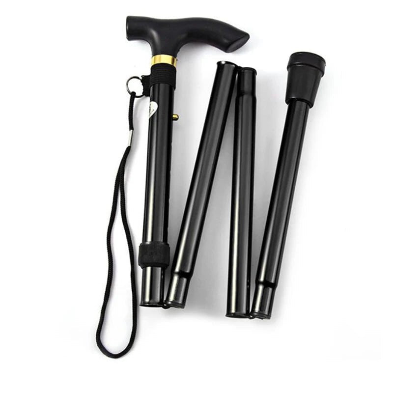 Baston de mers ușor din aluminiu EaseWalker pentru seniori, cu mâner ergonomic pentru reducerea presiunii asupra articulațiilor