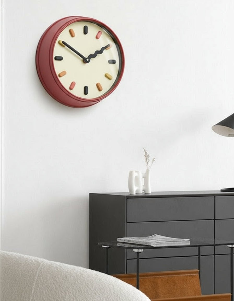 Aurelin 3D ρολόι τοίχου, φιλικό προς το περιβάλλον, με αθόρυβο μηχανισμό χαλαζία, για μοντέρνα σπίτια