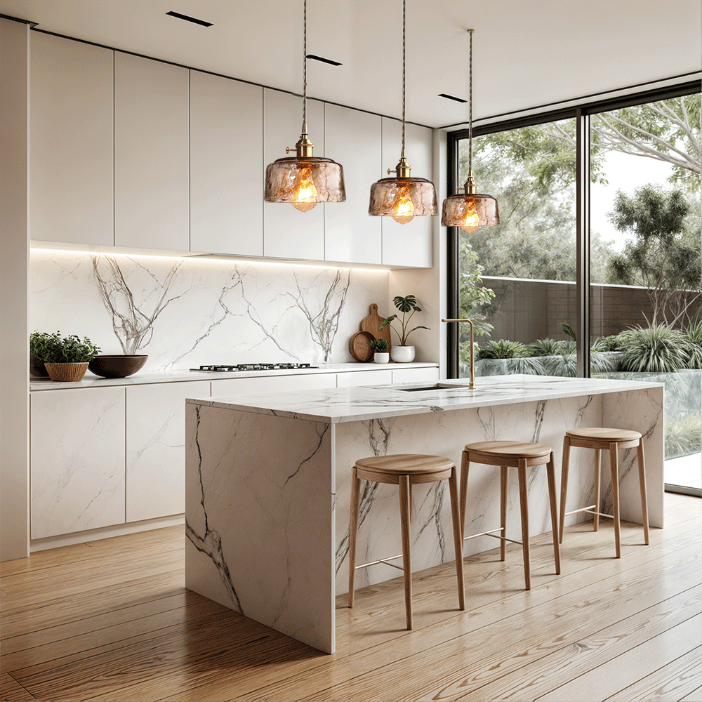 Larensa Plafonieră din sticlă | Orntli