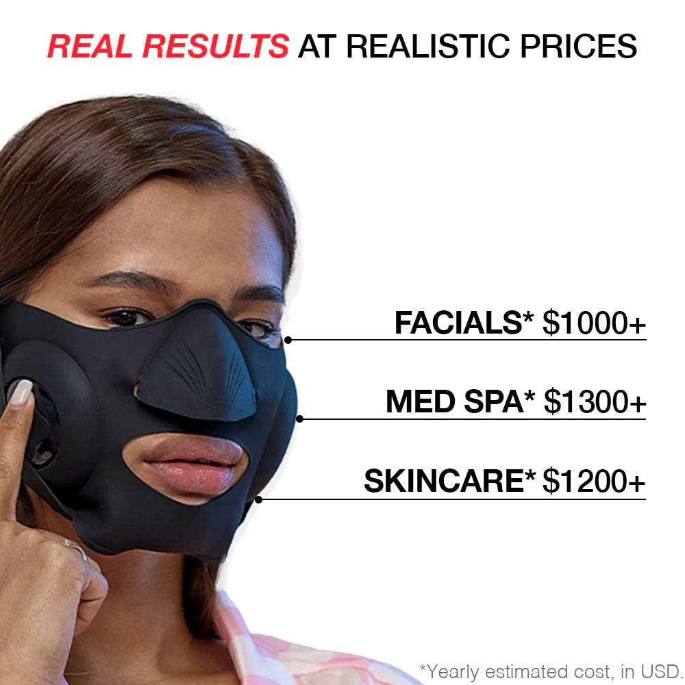 Masque de tonification et de lifting facial EMS