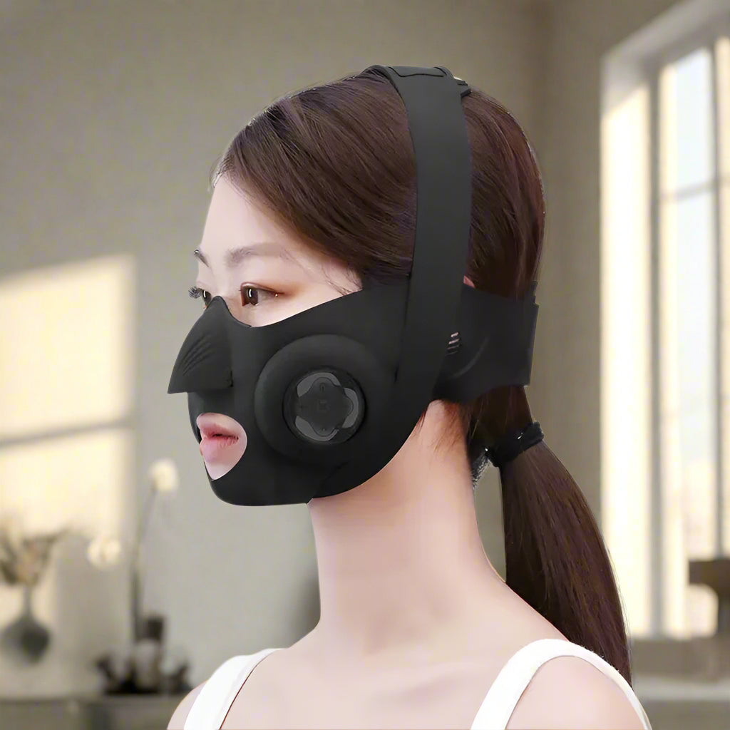 Masque de tonification et de lifting facial EMS