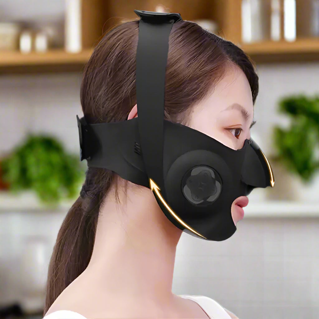 Masque de tonification et de lifting facial EMS