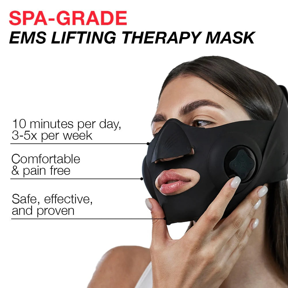 Masque de tonification et de lifting facial EMS