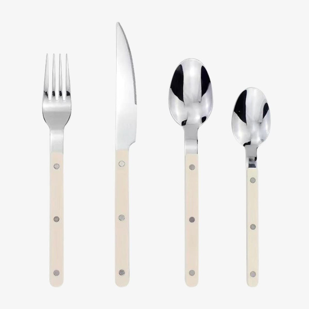 NovaLuxe 24-teiliges Besteckset aus Edelstahl mit Gravur