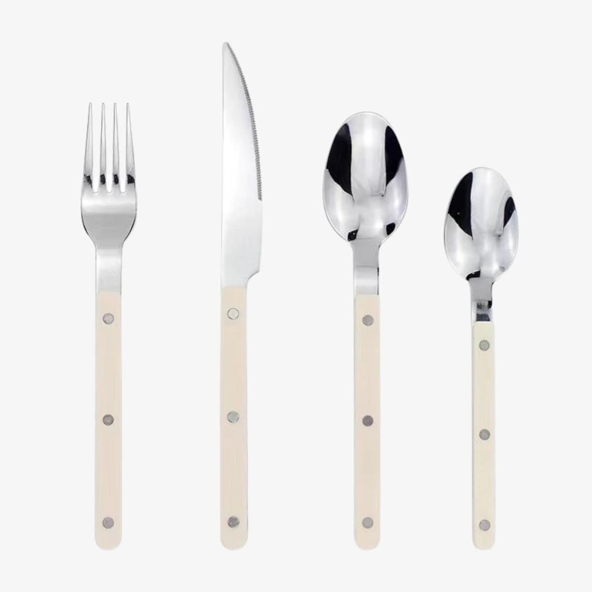 NovaLuxe 24-teiliges Besteckset aus Edelstahl mit Gravur