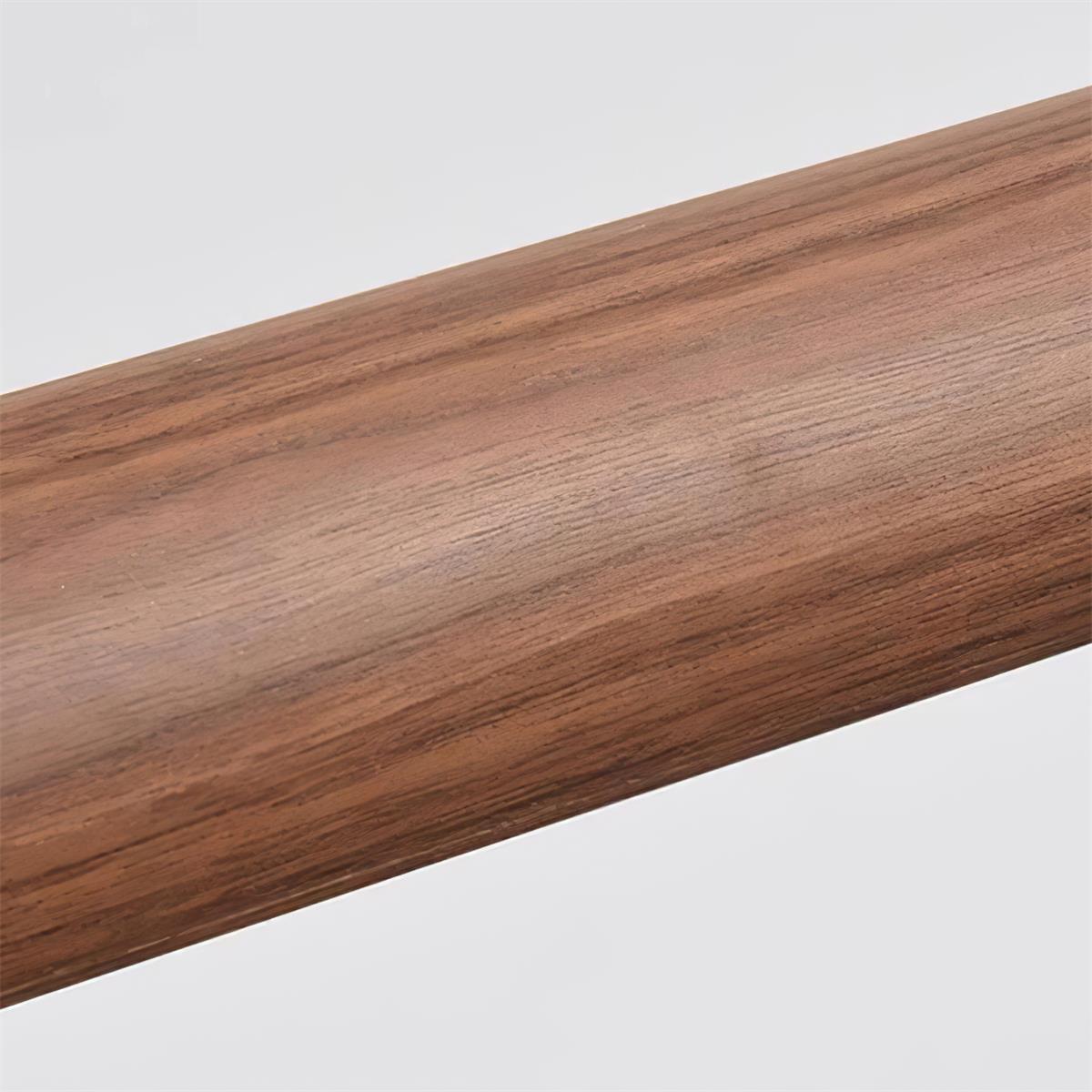Lampada a sospensione LED in legno Duvane da 130cm — 24W 3000K bianco caldo, cablaggio fisso