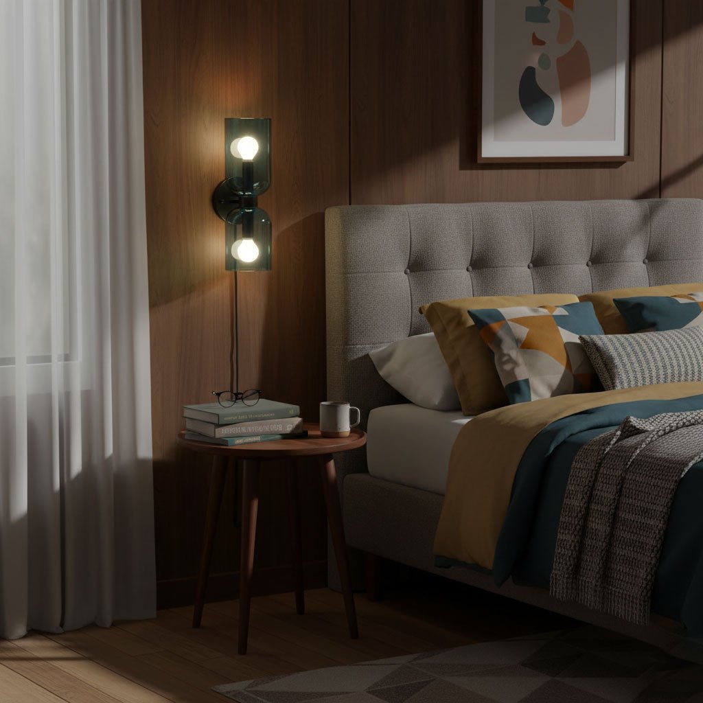 Edie vägglampa med stickpropp – överdimensionerad toppkolonndesign