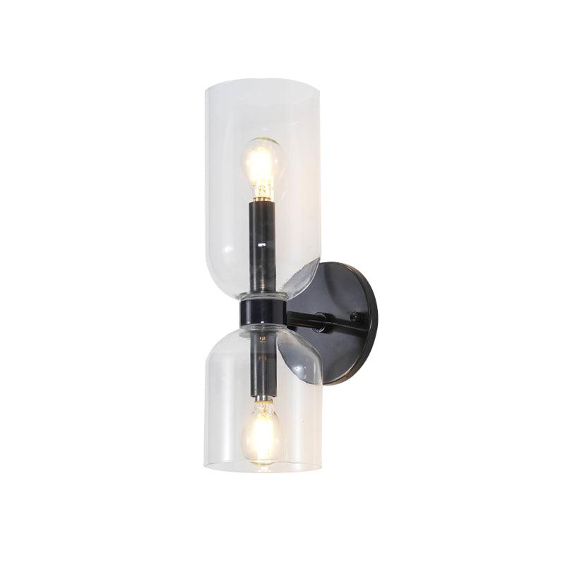 Edie moderne vegglampe – skulpturelt søyledesign, varm belysning