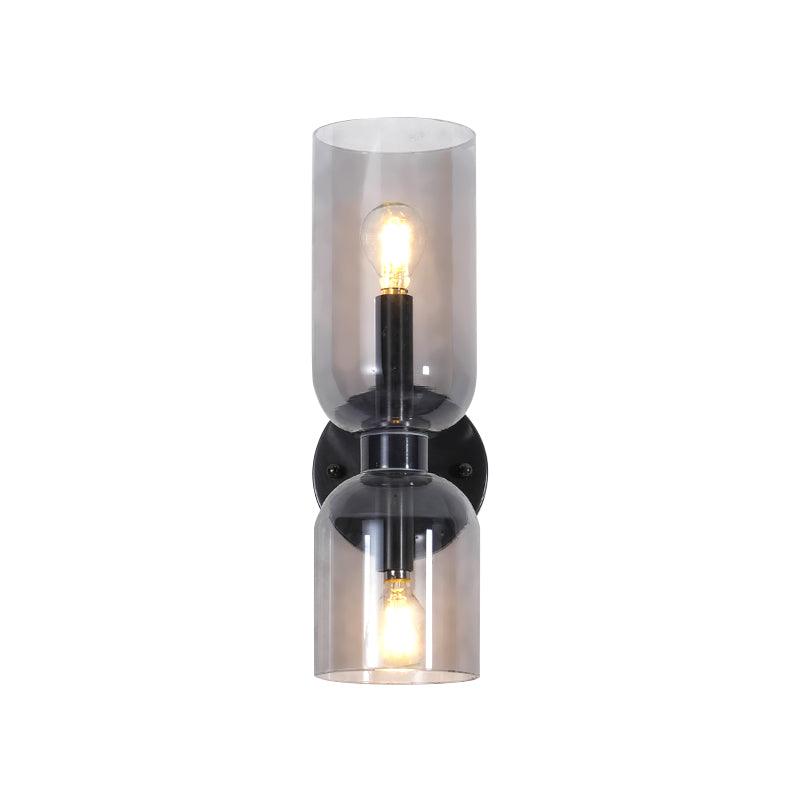 Edie moderne vegglampe – skulpturelt søyledesign, varm belysning