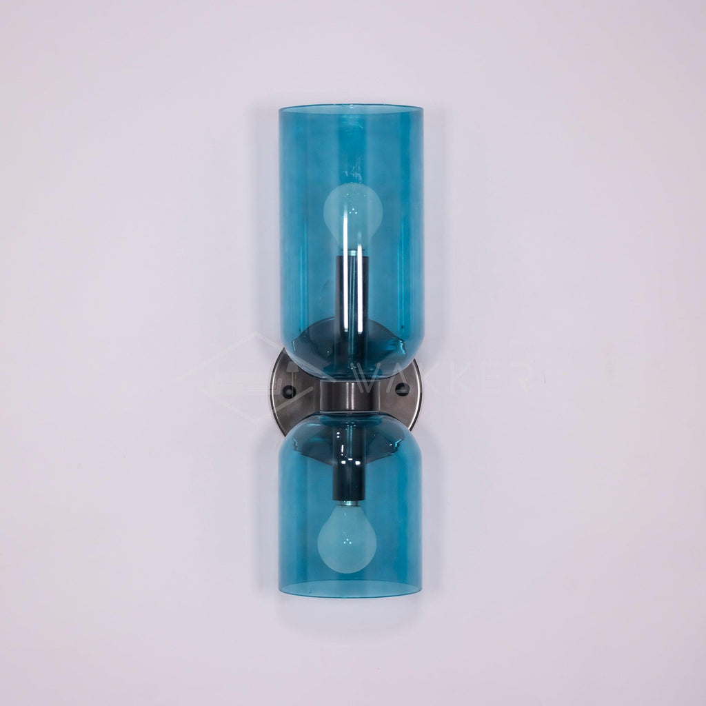 Edie moderne vegglampe – skulpturelt søyledesign, varm belysning