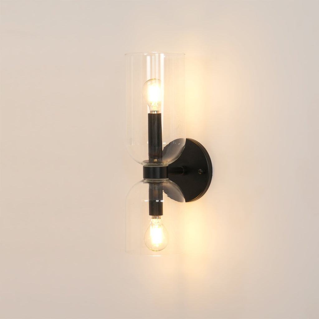 Edie moderne vegglampe – skulpturelt søyledesign, varm belysning