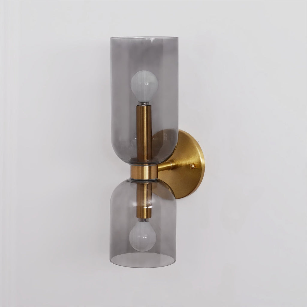 Edie moderne vegglampe – skulpturelt søyledesign, varm belysning