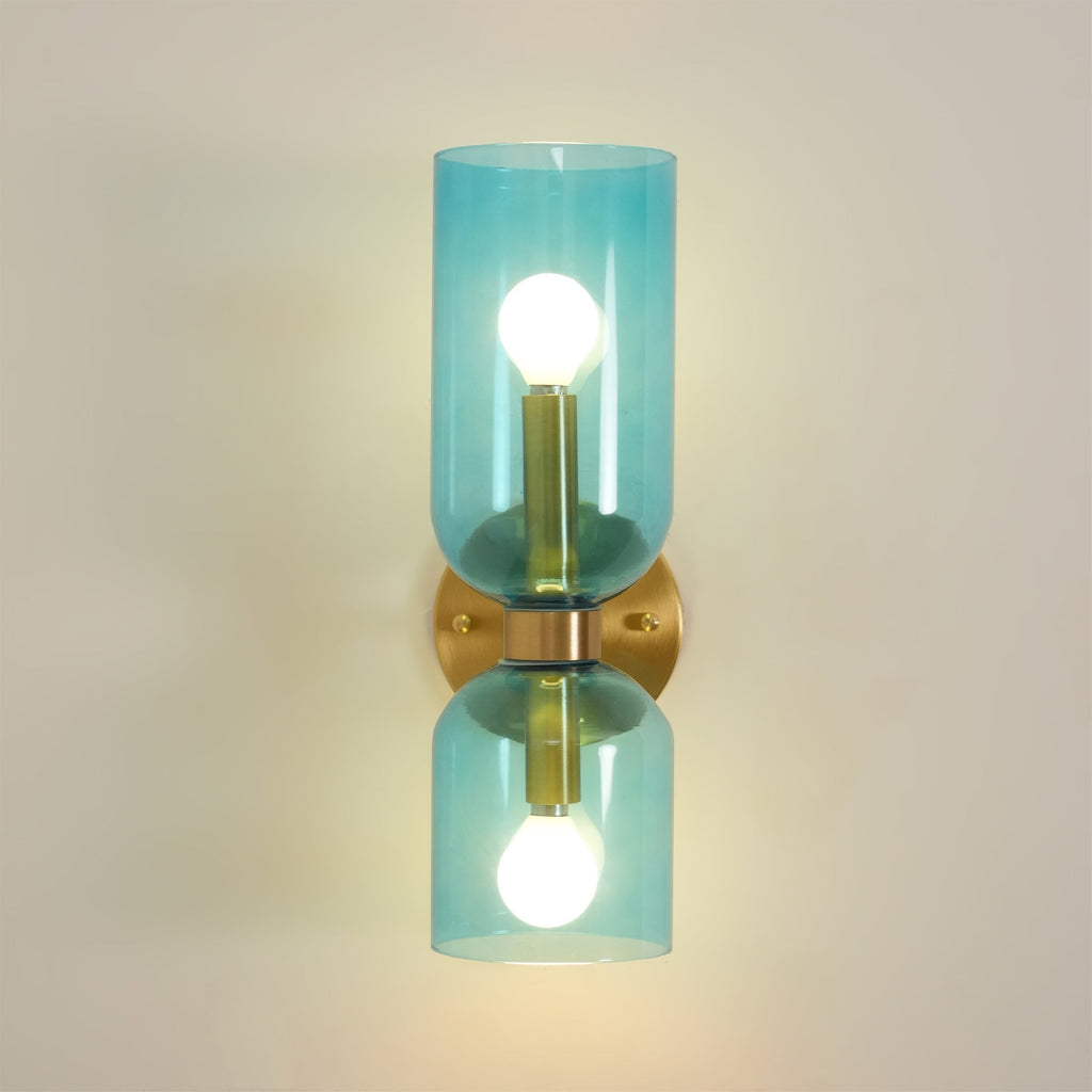 Edie moderne vegglampe – skulpturelt søyledesign, varm belysning