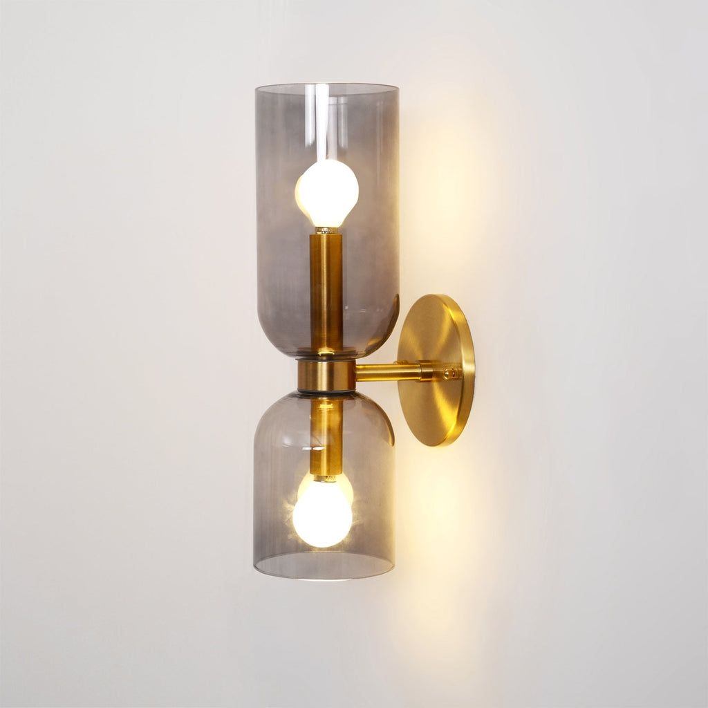 Edie moderne vegglampe – skulpturelt søyledesign, varm belysning