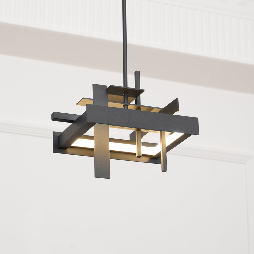 Lampada a sospensione contemporanea astratta Eithne Planar