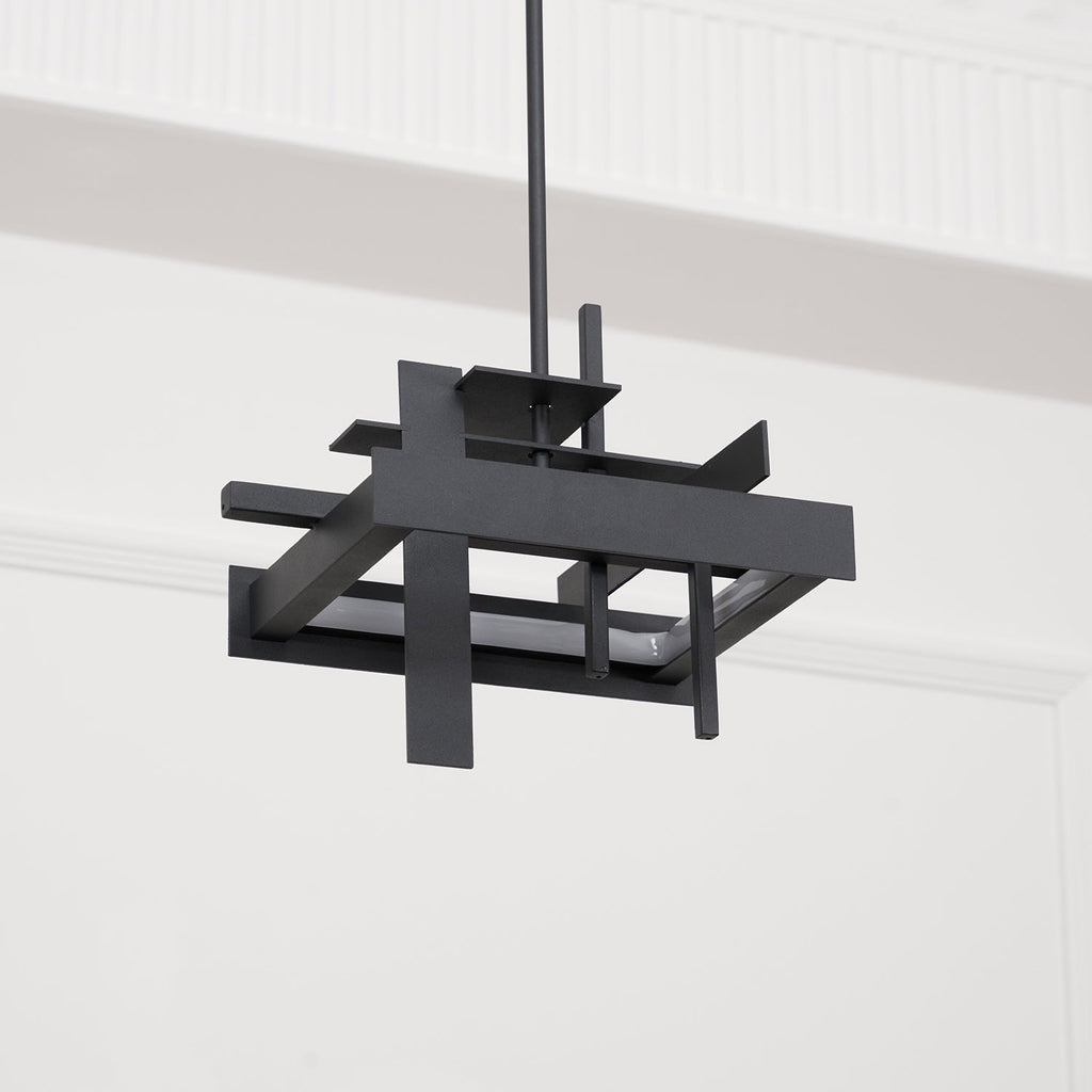 Lampada a sospensione contemporanea astratta Eithne Planar