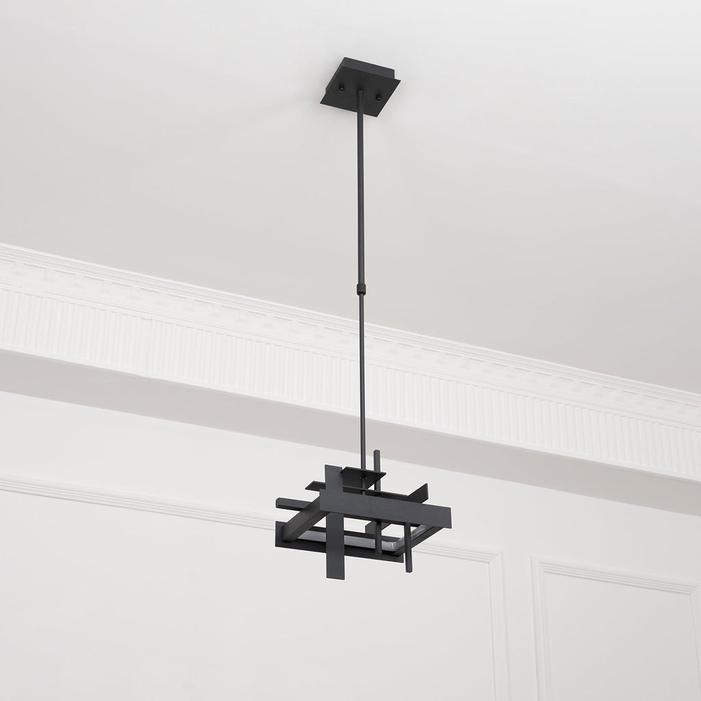 Lampada a sospensione contemporanea astratta Eithne Planar