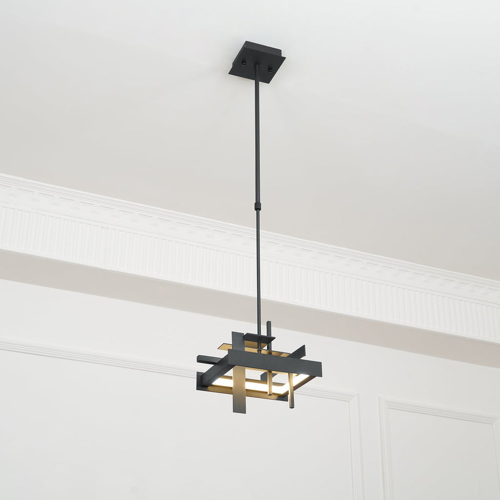 Lampada a sospensione contemporanea astratta Eithne Planar