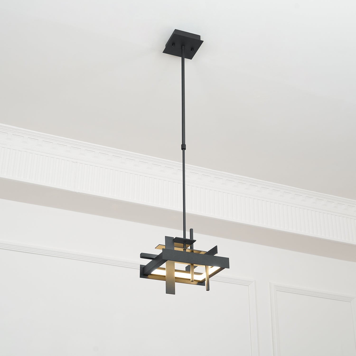 Lampada a sospensione contemporanea astratta Eithne Planar