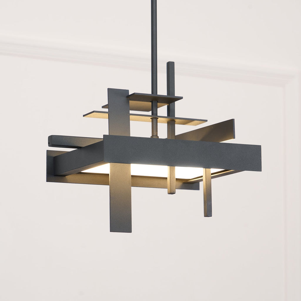 Lampada a sospensione contemporanea astratta Eithne Planar