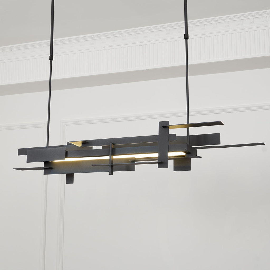 Lampada a sospensione contemporanea astratta Eithne Planar