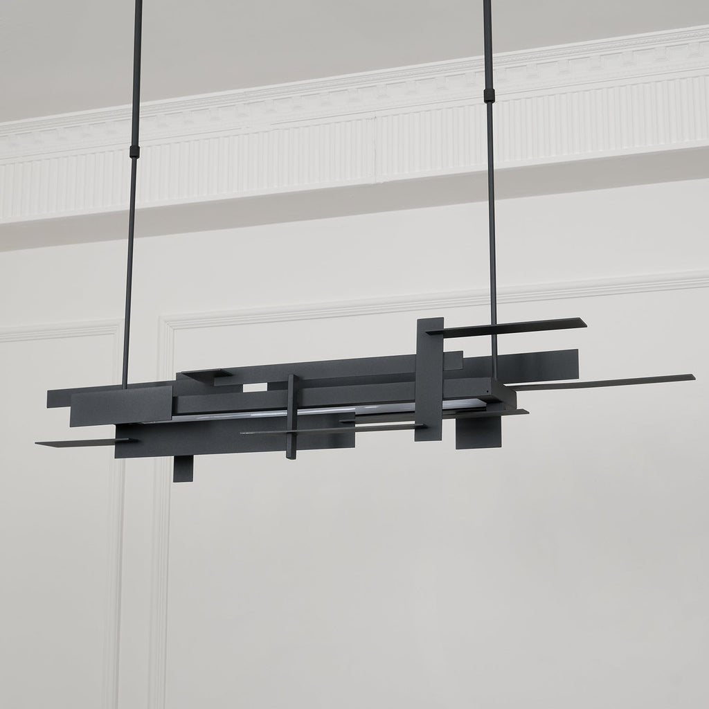 Lampada a sospensione contemporanea astratta Eithne Planar