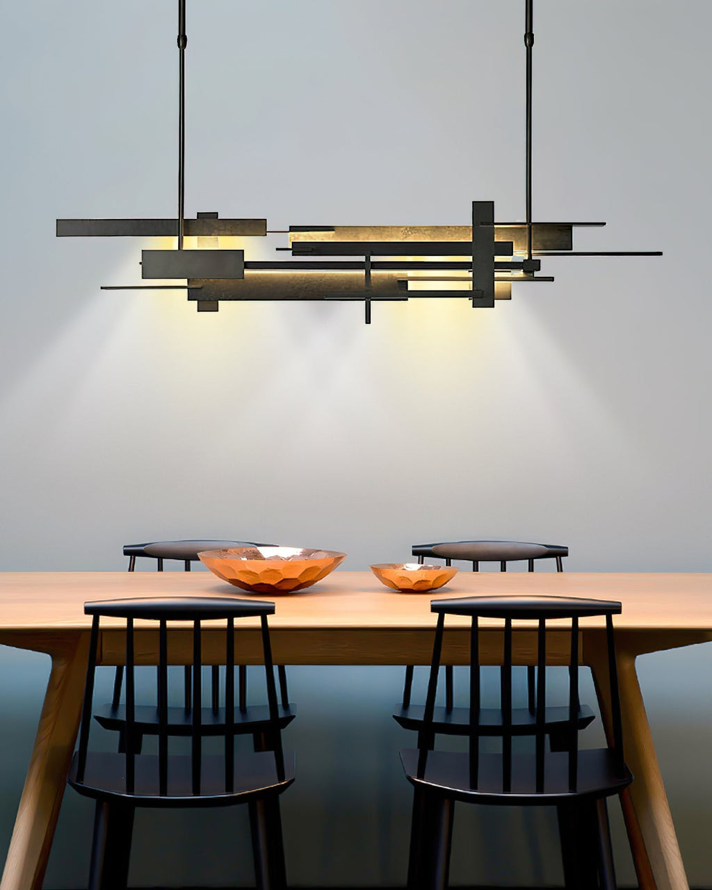 Lampada a sospensione contemporanea astratta Eithne Planar