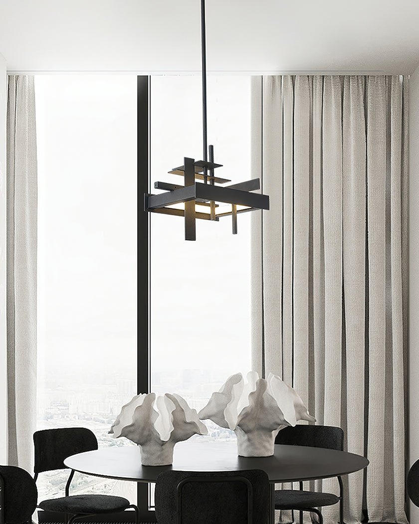 Lampada a sospensione contemporanea astratta Eithne Planar
