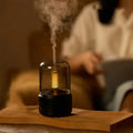 电动香薰加湿器 - 黑色与白色
