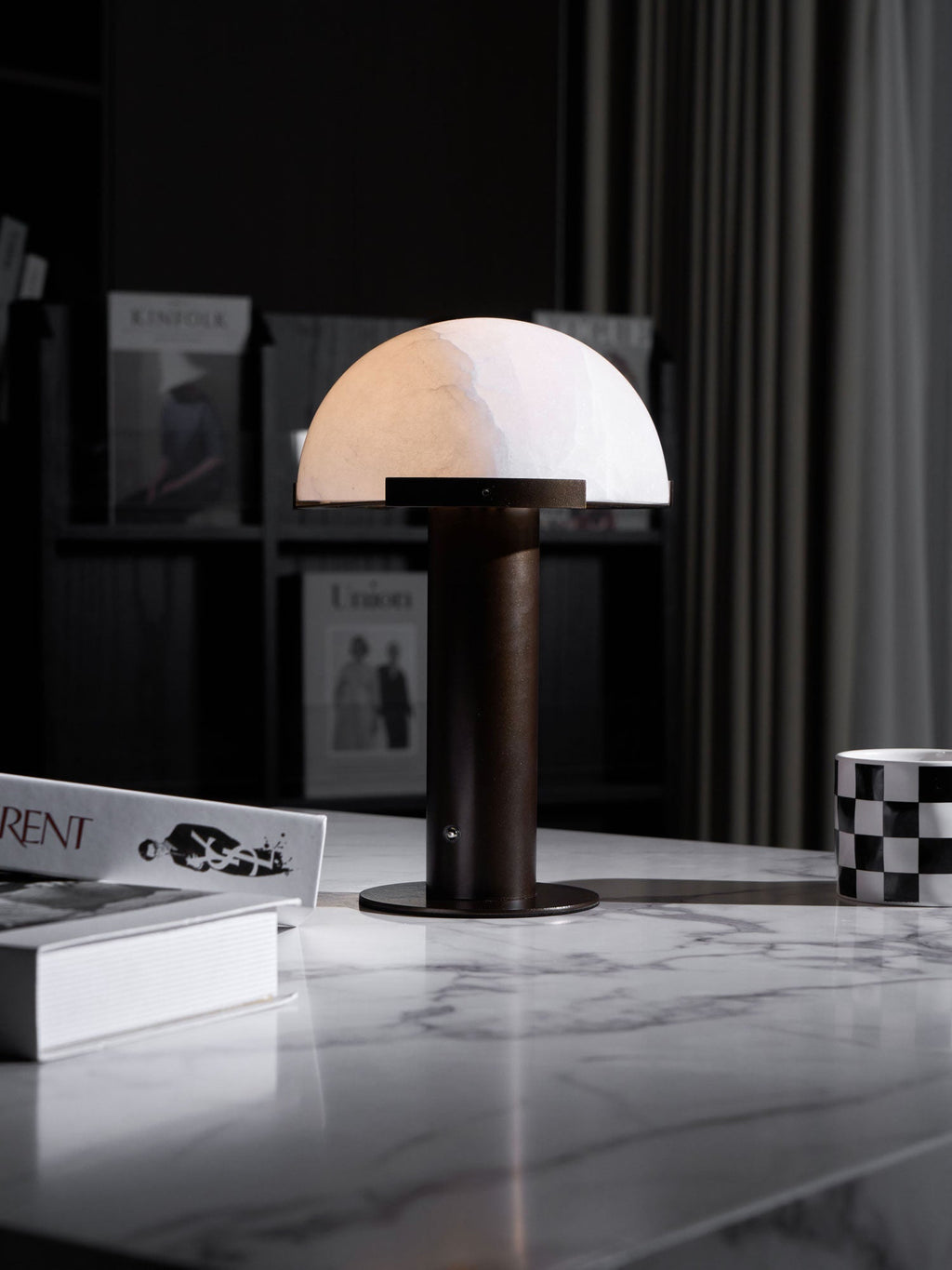 Elegance Minimalist Alabaster Table Lamp