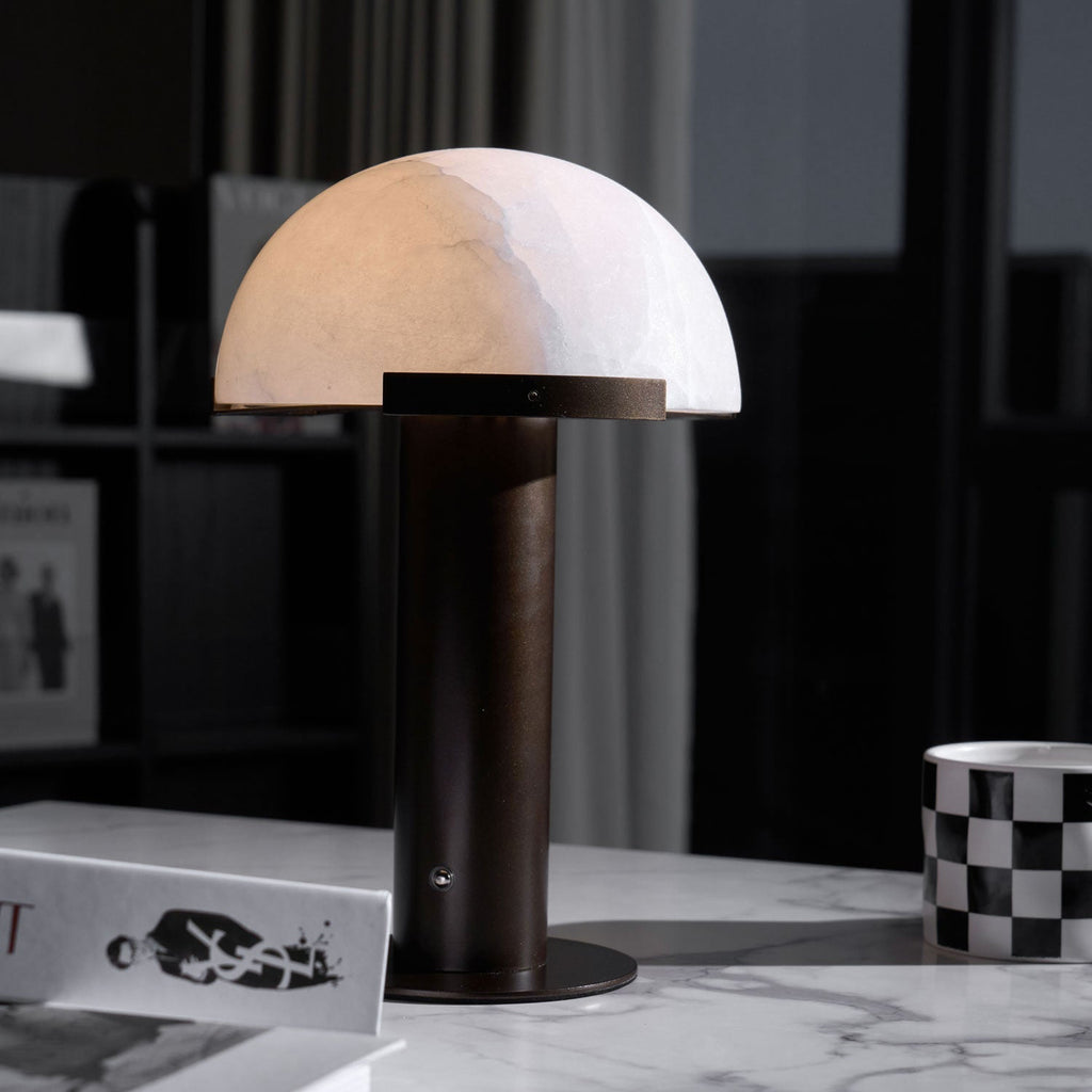 Elegance Minimalist Alabaster Table Lamp