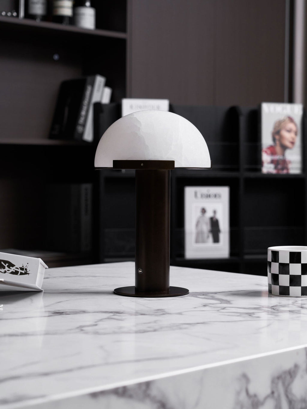 Elegance Minimalist Alabaster Table Lamp