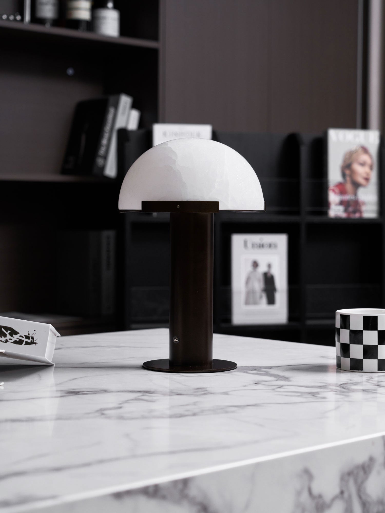 Elegance Minimalist Alabaster Table Lamp