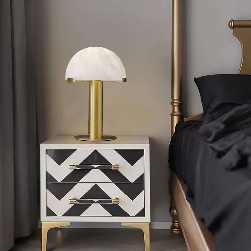 Elegance Minimalist Alabaster Table Lamp