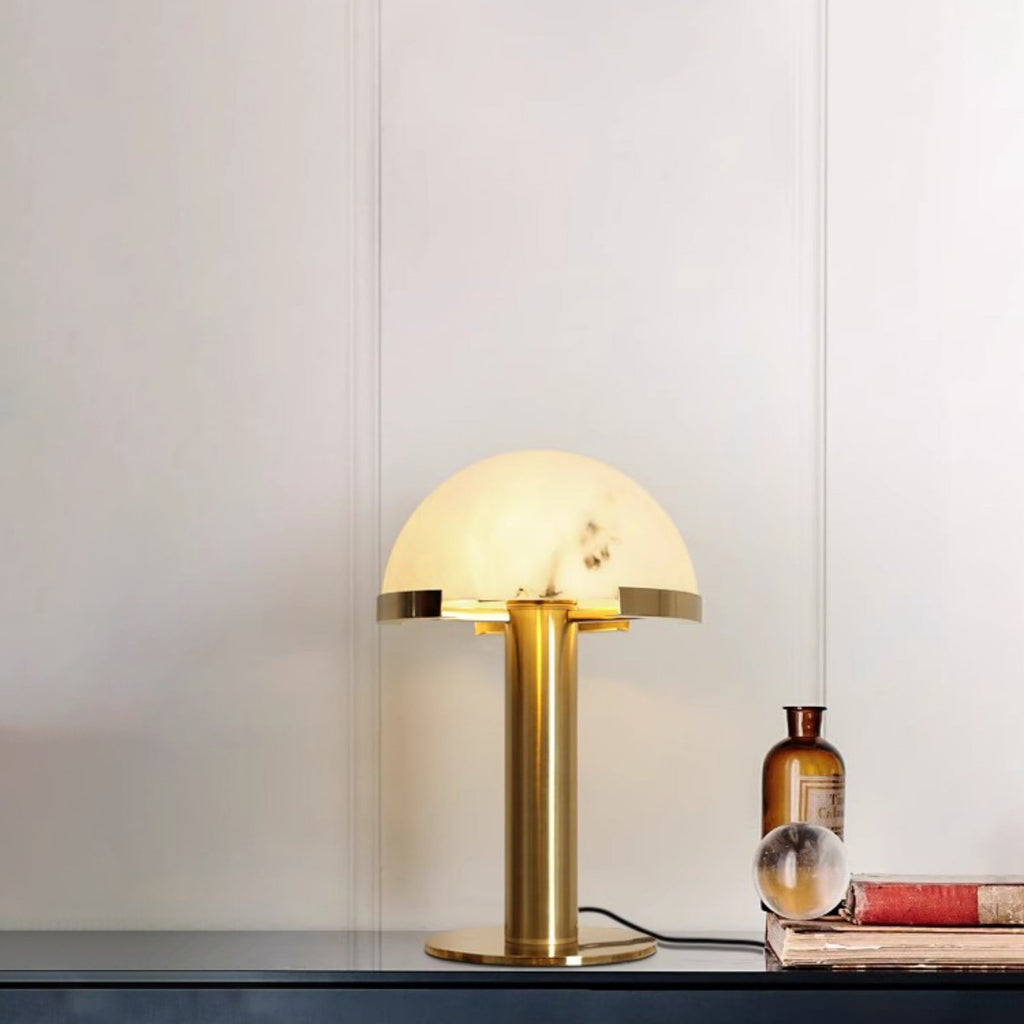 Elegance Minimalist Alabaster Table Lamp