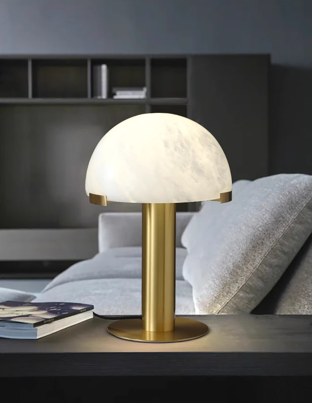 Elegance Minimalist Alabaster Table Lamp