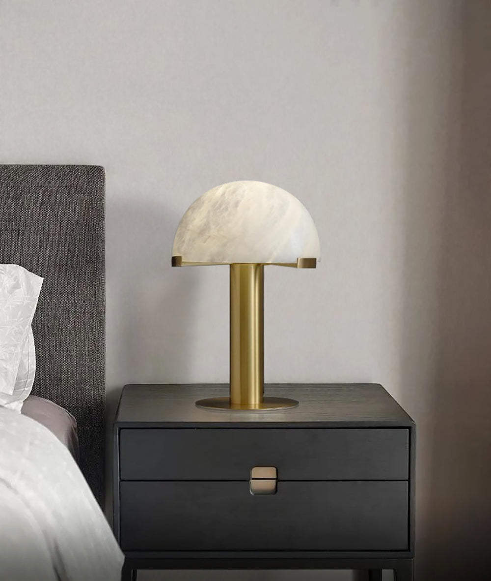 Elegance Minimalist Alabaster Table Lamp
