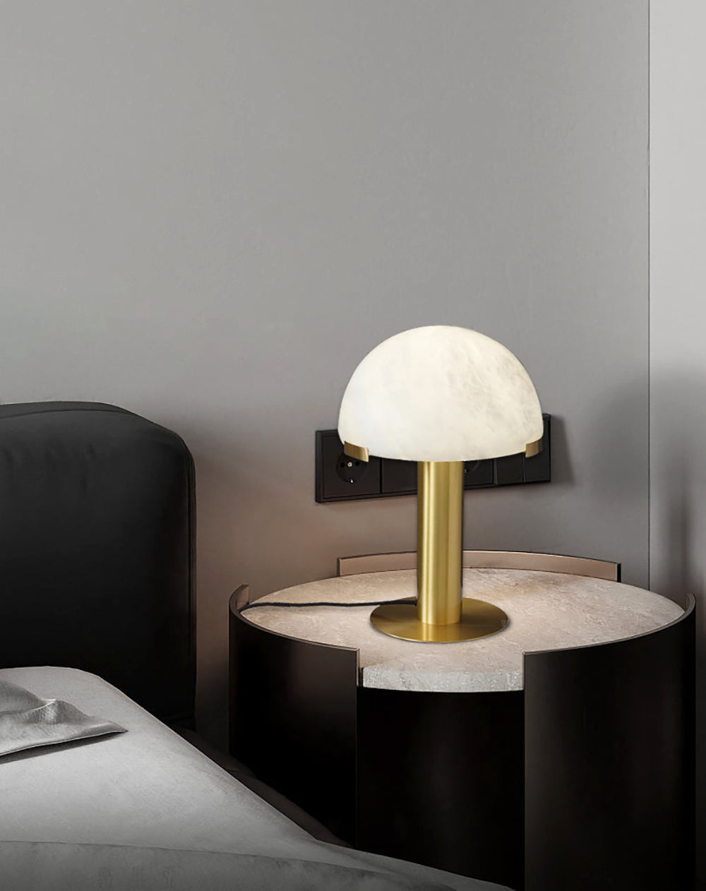 Elegance Minimalist Alabaster Table Lamp