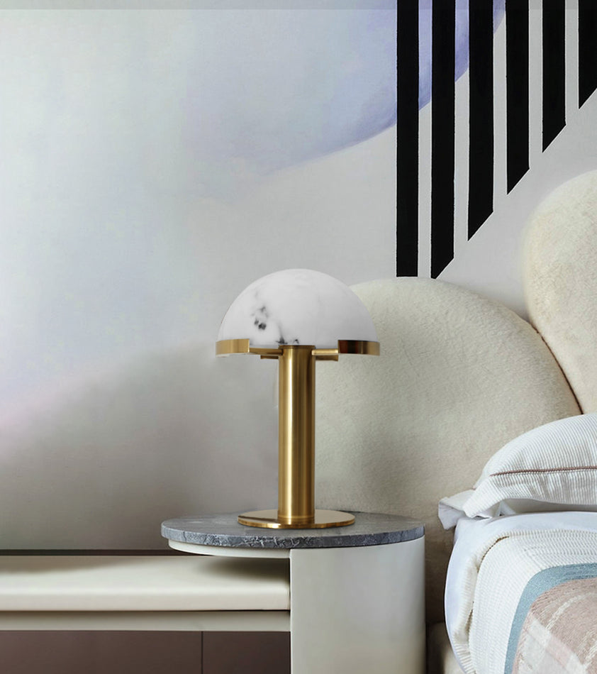 Elegance Minimalist Alabaster Table Lamp