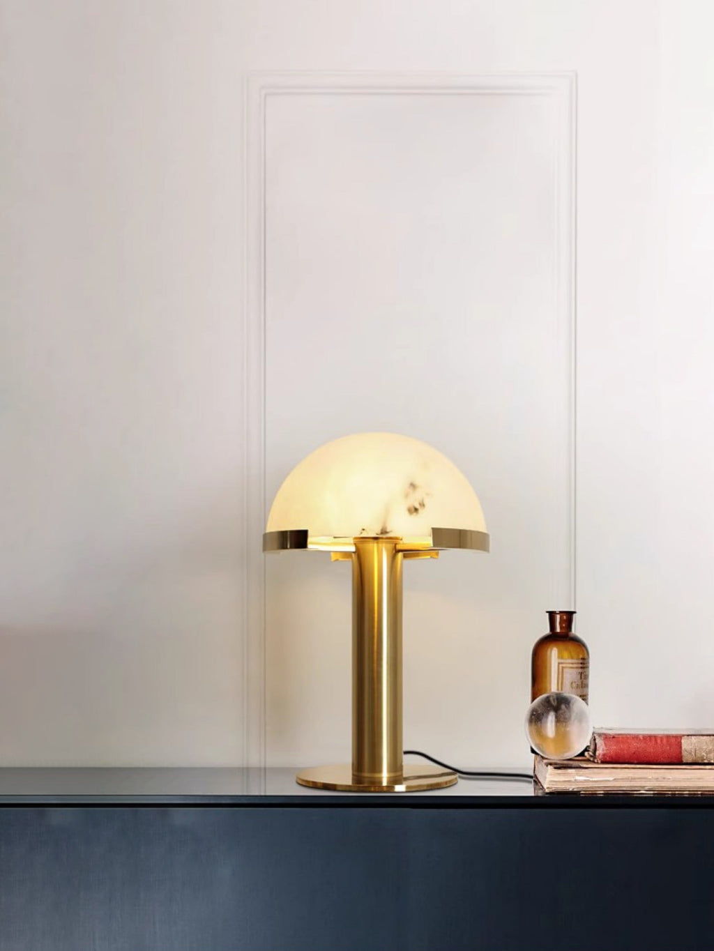 Elegance Minimalist Alabaster Table Lamp