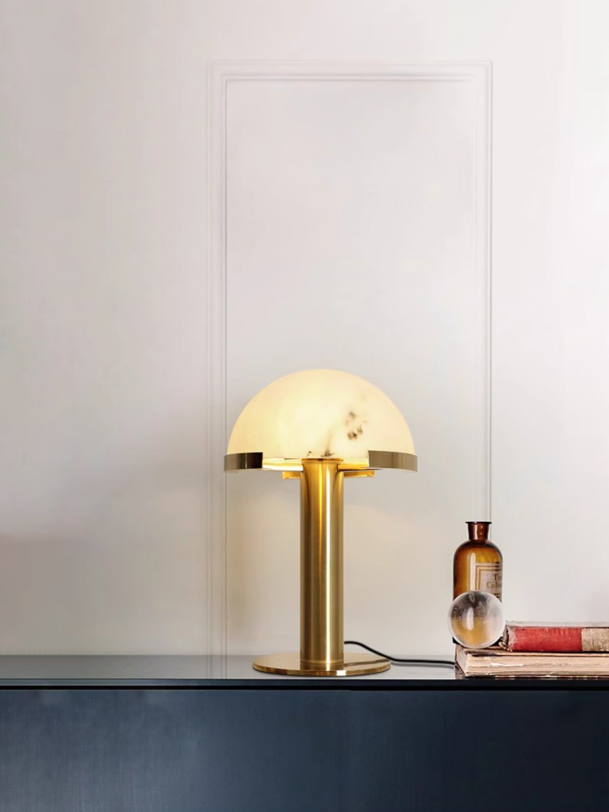 Elegance Minimalist Alabaster Table Lamp