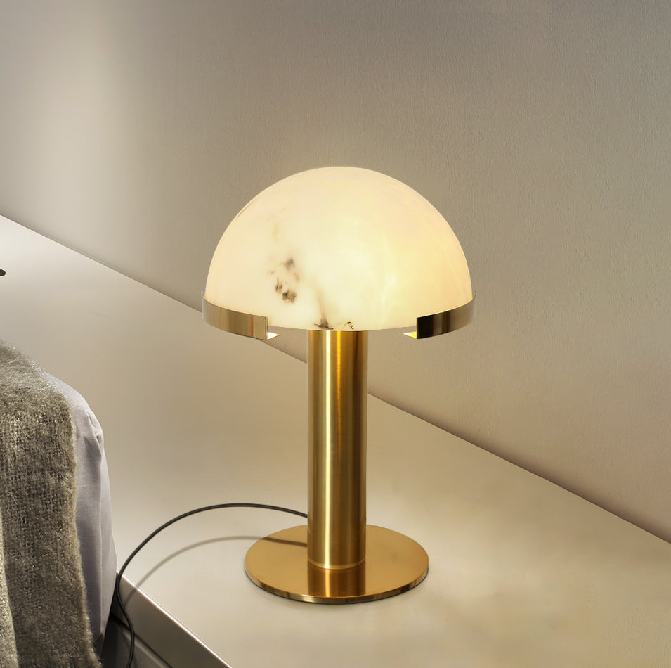 Elegance Minimalist Alabaster Table Lamp