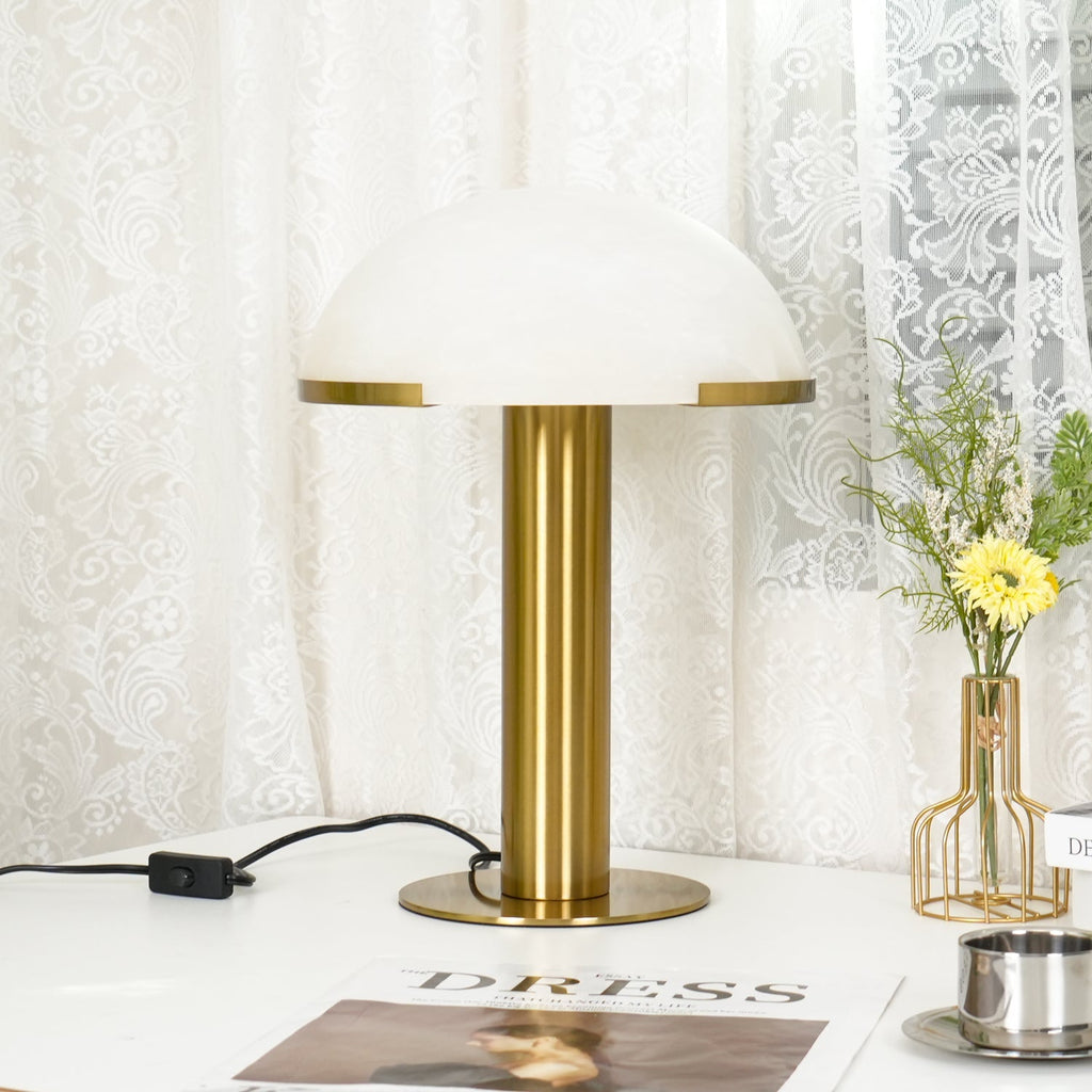 Elegance Minimalist Alabaster Table Lamp