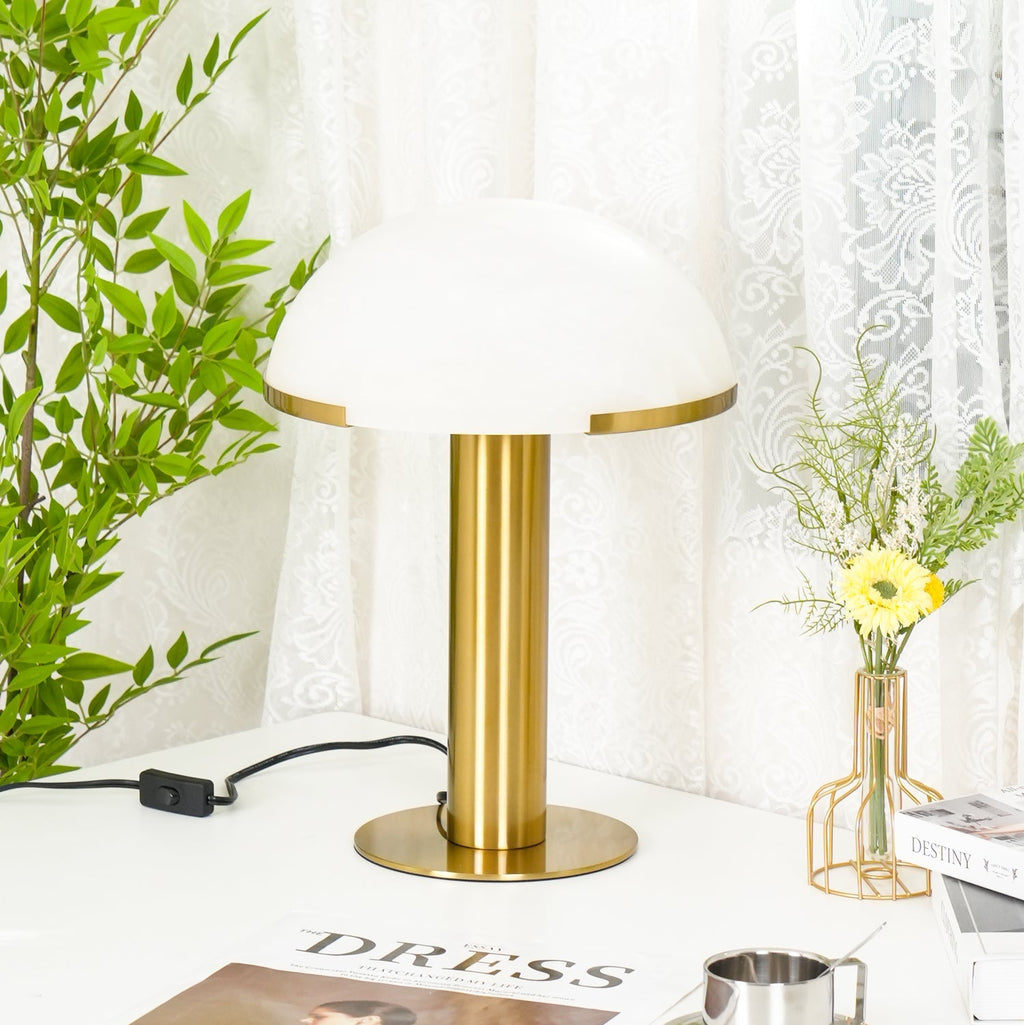 Elegance Minimalist Alabaster Table Lamp