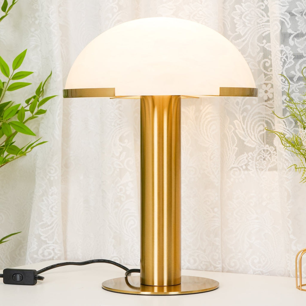 Elegance Minimalist Alabaster Table Lamp